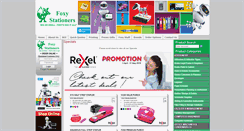 Desktop Screenshot of foxystationers.co.za